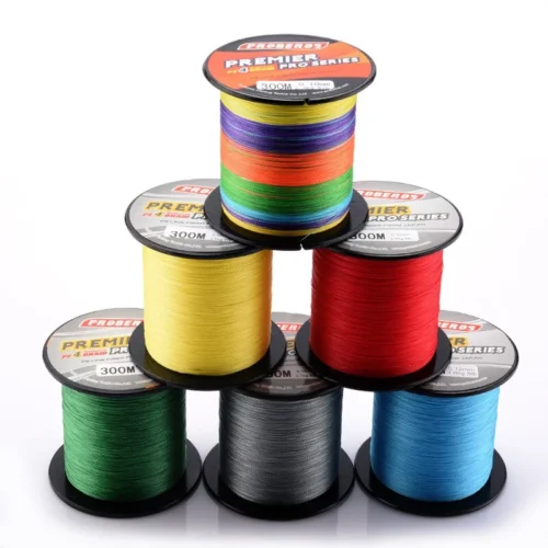 00f8251da2bcabc54e35084eb04e3b3e.webp Brand 300M Multifilament PE Braided Fishing Line 4 Stands 100LB Multicolor Sea Fly Fishing Rope Cord Leader Coated Hook Link