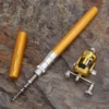 0533ce7f64a1f826ceb0eb8cc04f0071.webp 1m Mini Pocket Pen Shape Fishing Rod With Reel Portable Set Aluminum Alloy Fishing Rods Baitcasting