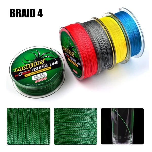 36679aa0237cf6069e7e33d2ecb3c643.webp Braided 100M Clear Fishing Line 6 100LB Leader Line Fly Fishing Line Super Strong Fishing Accessorie