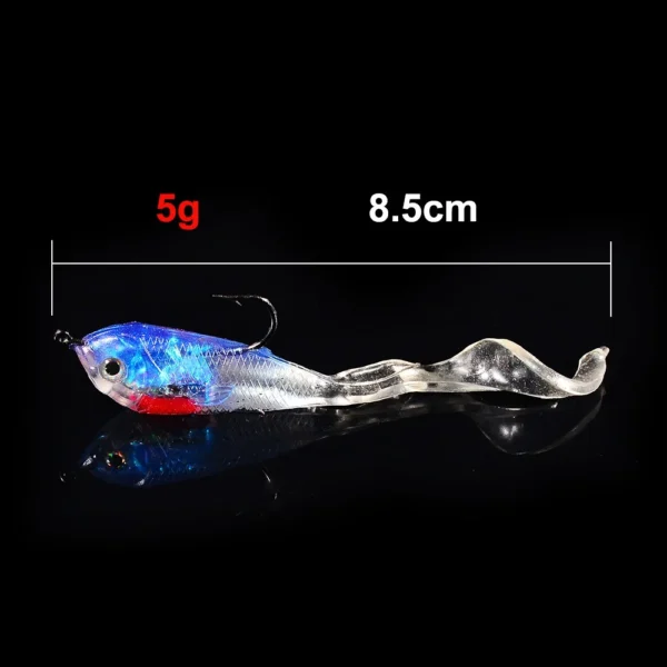 4d8fc2758d9f6ac88f2bf0a34d346518.webp 5pcs Soft Lures 2 2 Length 5 2g Weight Bait with 1 Hook Soft Bait Top Quality Fishing Lure or Fishing Tackle Tools S5