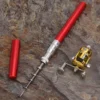 93a904d817755f624f1ec21e0a36def2.webp 1m Mini Pocket Pen Shape Fishing Rod With Reel Portable Set Aluminum Alloy Fishing Rods Baitcasting