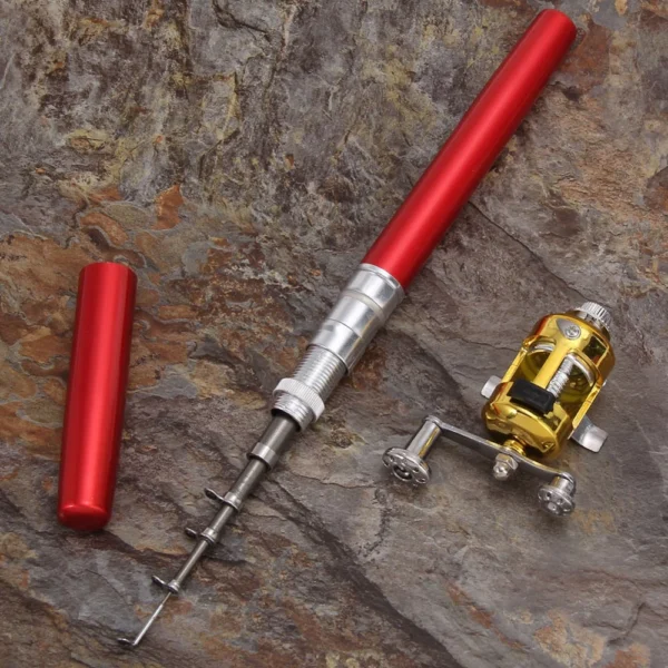 93a904d817755f624f1ec21e0a36def2.webp 1m Mini Pocket Pen Shape Fishing Rod With Reel Portable Set Aluminum Alloy Fishing Rods Baitcasting