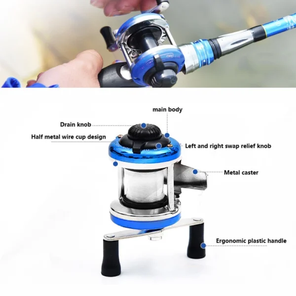 af9fd1e4d6c991c96fc9299fb24b3ba7.webp Mini Drum Fishing Weel Portable Winter Ice Fishing Reel Spinning Wheel with Fishing Line Wire Outdoor Casting Tackle Accessories