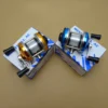 Mini 5 2 1 Ice Fishing Reels Metal Right Left Hand Bait Reel Casting Spinning Wheel Beach Accessories With Fishing Line T4