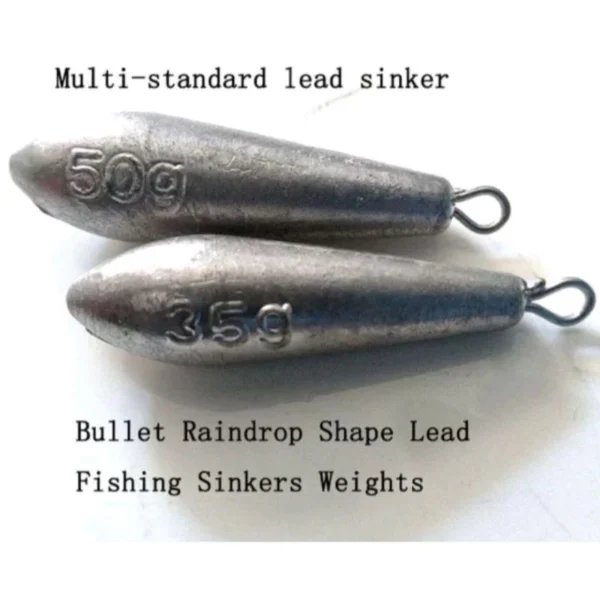 FISHING WIRE LONG SINKER LEAD SEA WEIGHT